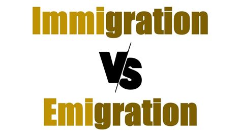 Immigration vs emigration. Things To Know About Immigration vs emigration. 